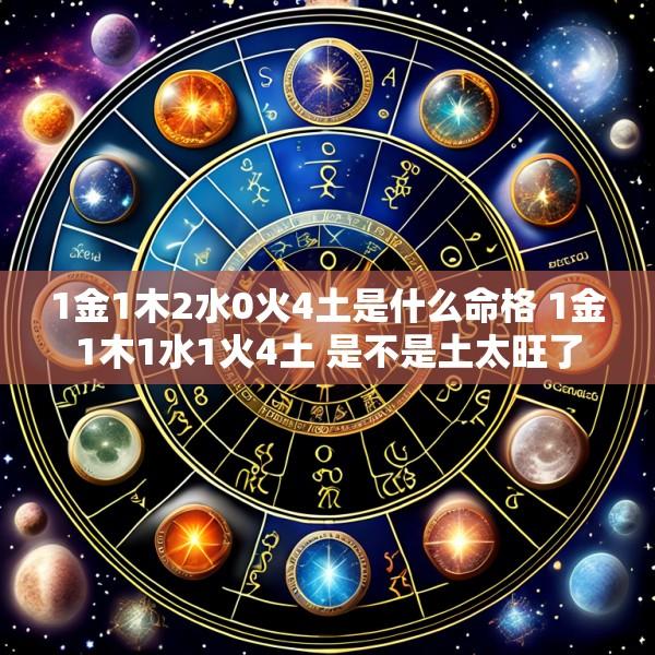 1金1木2水0火4土是什么命格 1金1木1水1火4土 是不是土太旺了