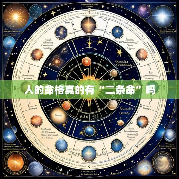 人的命格真的有“二条命”吗