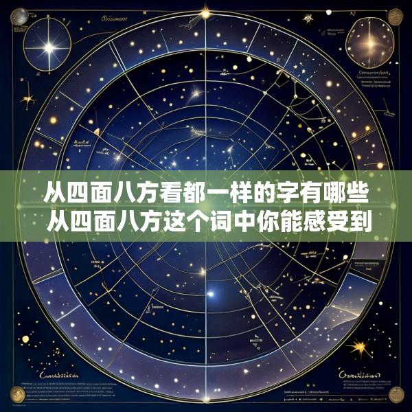 从四面八方看都一样的字有哪些 从四面八方这个词中你能感受到了什么