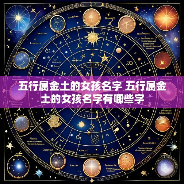五行属金土的女孩名字 五行属金土的女孩名字有哪些字