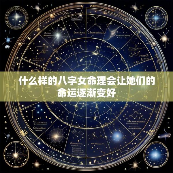 什么样的八字女命理会让她们的命运逐渐变好