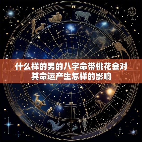 什么样的男的八字命带桃花会对其命运产生怎样的影响