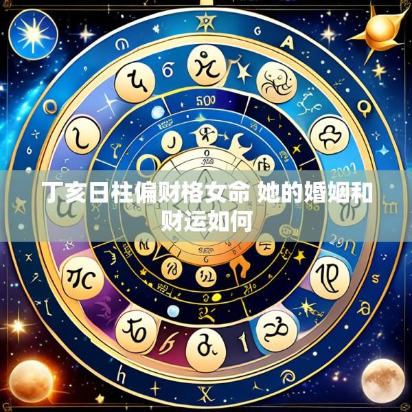 丁亥日柱偏财格女命 她的婚姻和财运如何