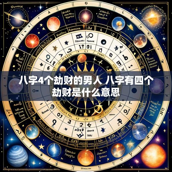 八字4个劫财的男人 八字有四个劫财是什么意思