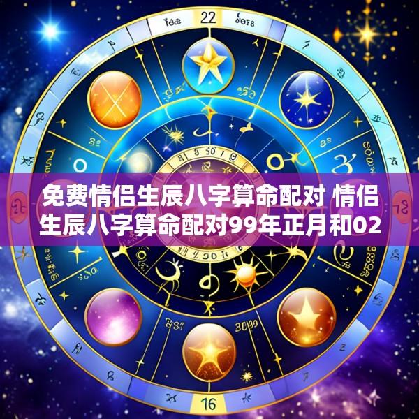 免费情侣生辰八字算命配对 情侣生辰八字算命配对99年正月和02年十月