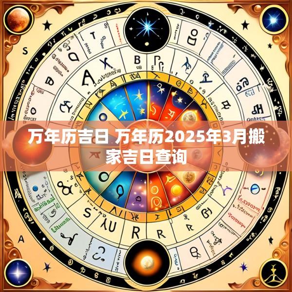 万年历吉日 万年历2025年3月搬家吉日查询