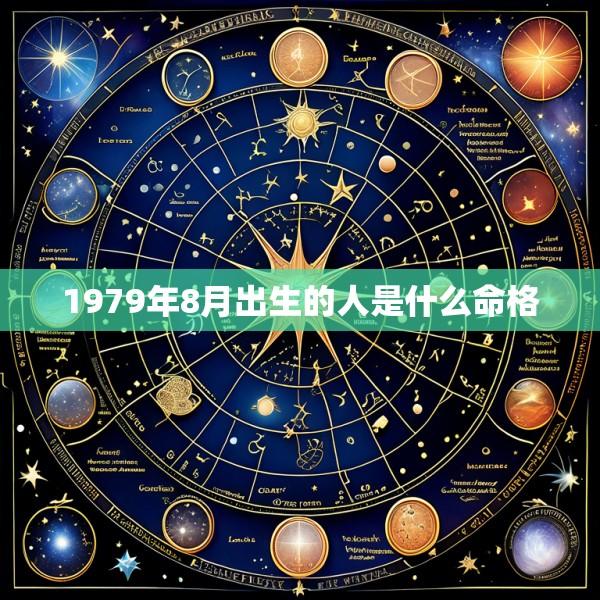 1979年8月出生的人是什么命格