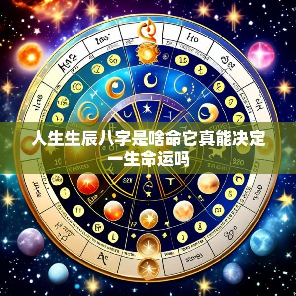 人生生辰八字是啥命它真能决定一生命运吗