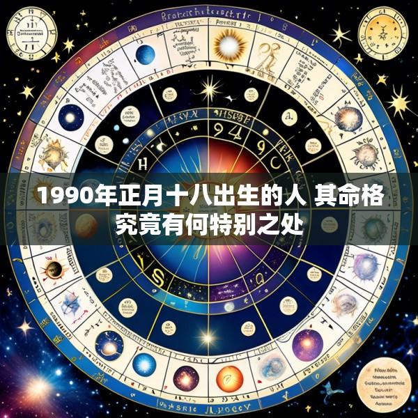 1990年正月十八出生的人 其命格究竟有何特别之处