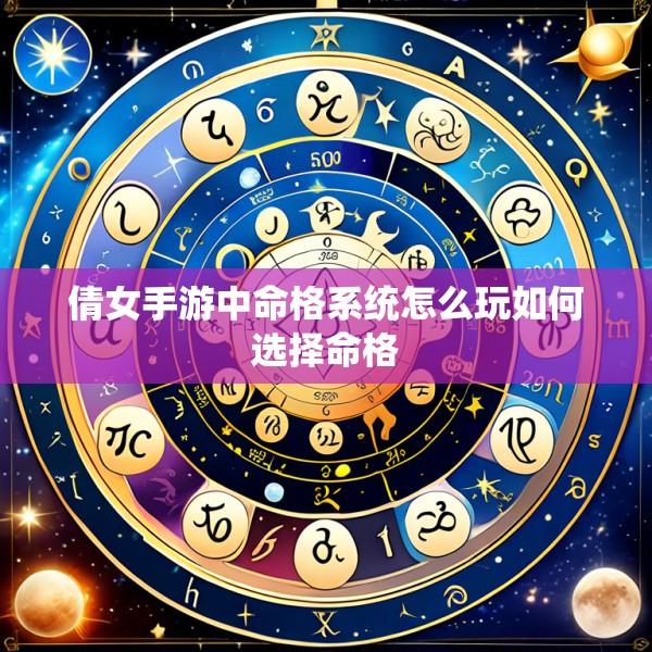 倩女手游中命格系统怎么玩如何选择命格