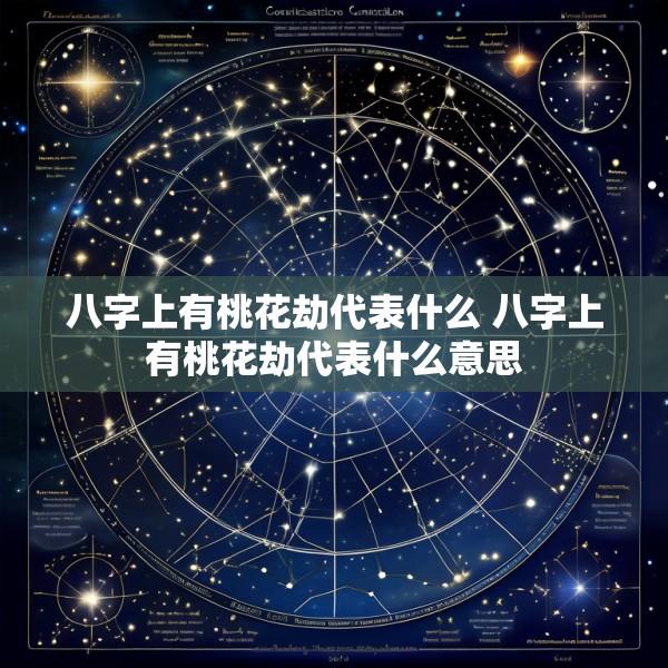 八字上有桃花劫代表什么 八字上有桃花劫代表什么意思