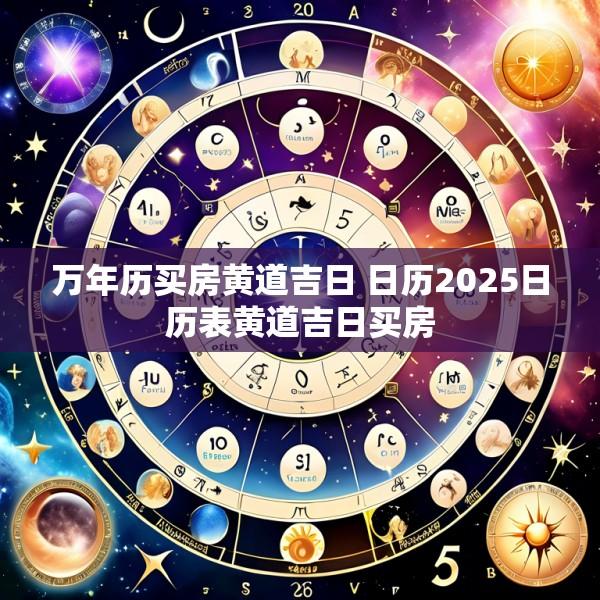 万年历买房黄道吉日 日历2025日历表黄道吉日买房