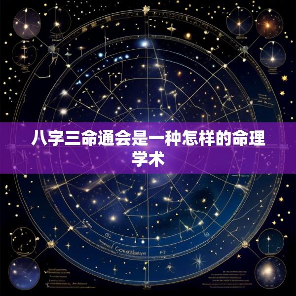 八字三命通会是一种怎样的命理学术