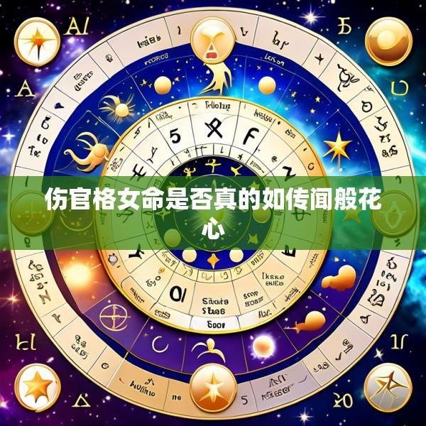 伤官格女命是否真的如传闻般花心