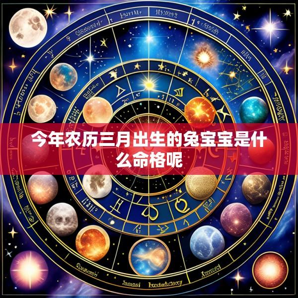 今年农历三月出生的兔宝宝是什么命格呢