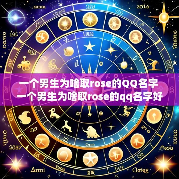 一个男生为啥取rose的QQ名字 一个男生为啥取rose的qq名字好听
