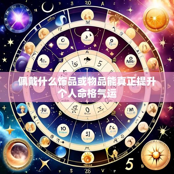 佩戴什么饰品或物品能真正提升个人命格气运
