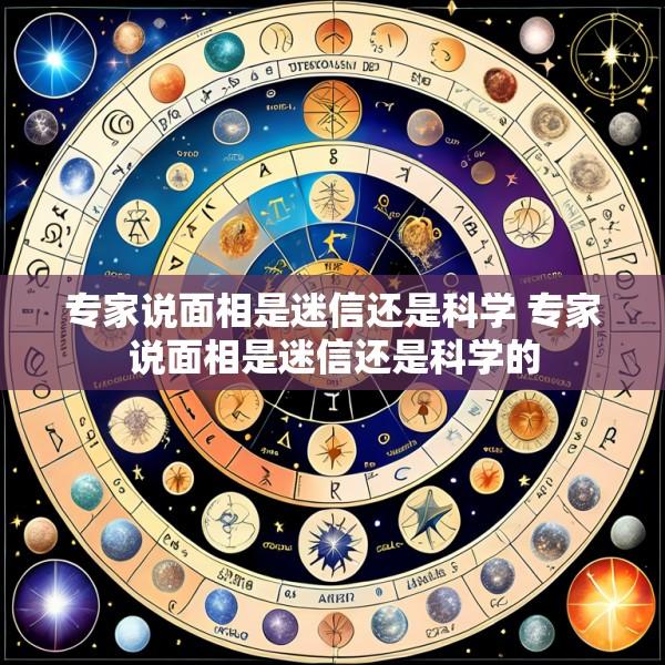 专家说面相是迷信还是科学 专家说面相是迷信还是科学的