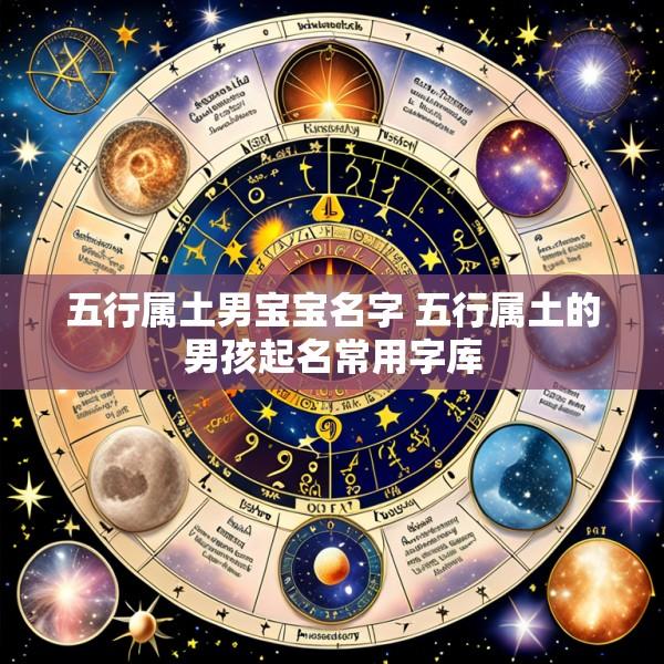 五行属土男宝宝名字 五行属土的男孩起名常用字库