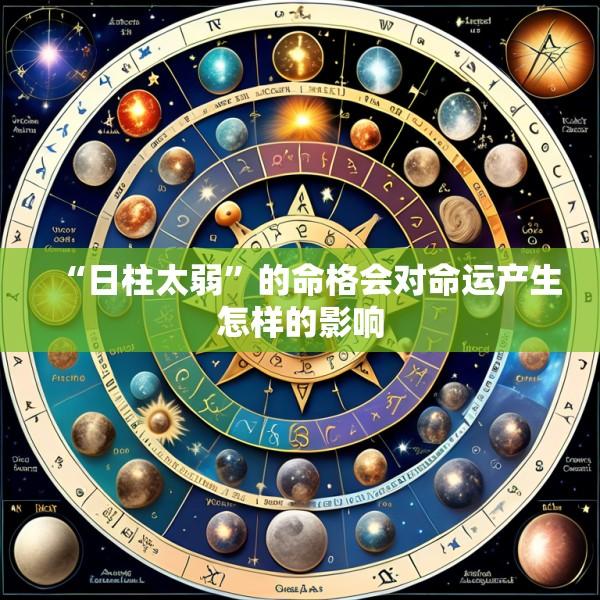 “日柱太弱”的命格会对命运产生怎样的影响