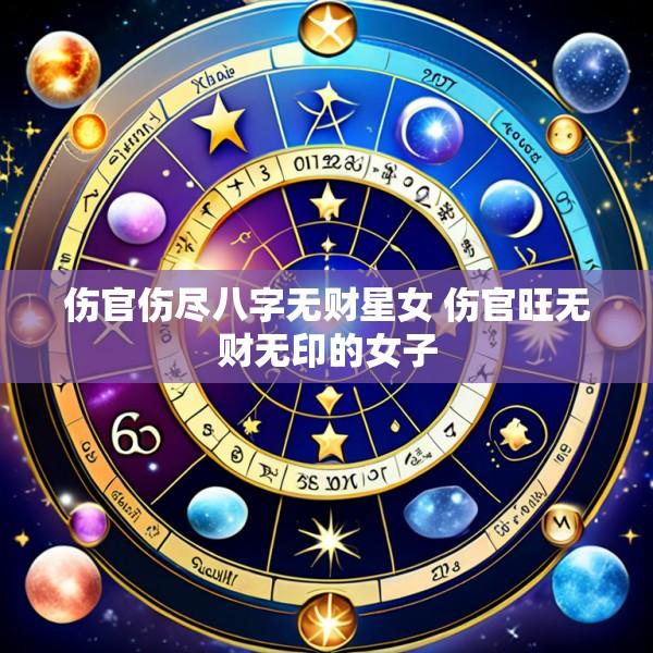 伤官伤尽八字无财星女 伤官旺无财无印的女子