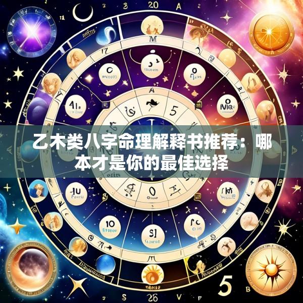 乙木类八字命理解释书推荐：哪本才是你的最佳选择