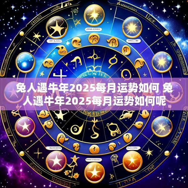 兔人遇牛年2025每月运势如何 兔人遇牛年2025每月运势如何呢