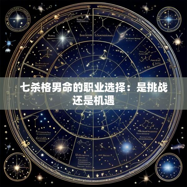 七杀格男命的职业选择：是挑战还是机遇