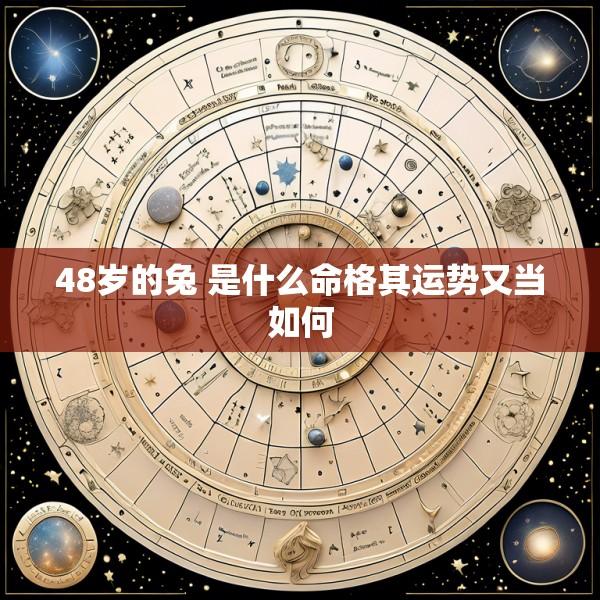 48岁的兔 是什么命格其运势又当如何