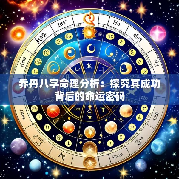 乔丹八字命理分析：探究其成功背后的命运密码
