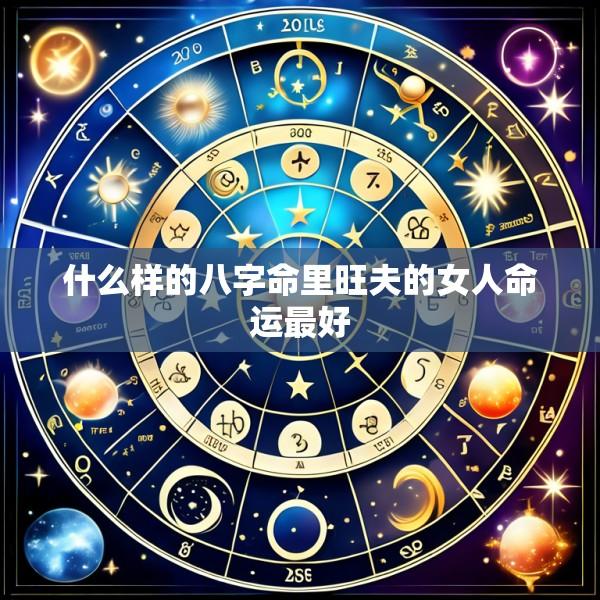 什么样的八字命里旺夫的女人命运最好