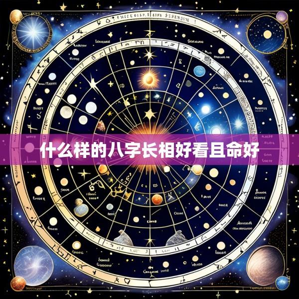 什么样的八字长相好看且命好
