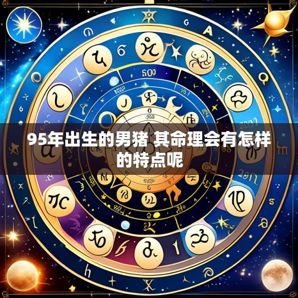 95年出生的男猪 其命理会有怎样的特点呢