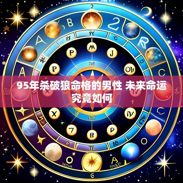95年杀破狼命格的男性 未来命运究竟如何
