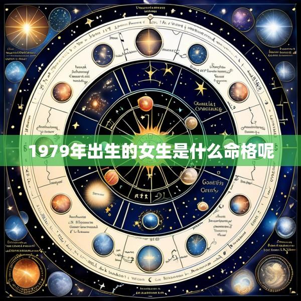 1979年出生的女生是什么命格呢