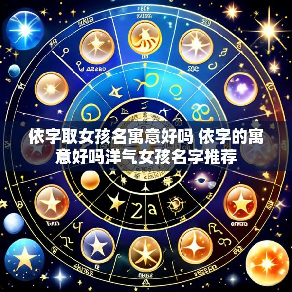 依字取女孩名寓意好吗 依字的寓意好吗洋气女孩名字推荐