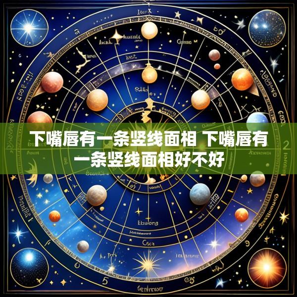 下嘴唇有一条竖线面相 下嘴唇有一条竖线面相好不好