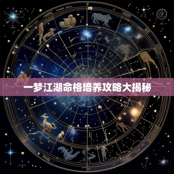 一梦江湖命格培养攻略大揭秘
