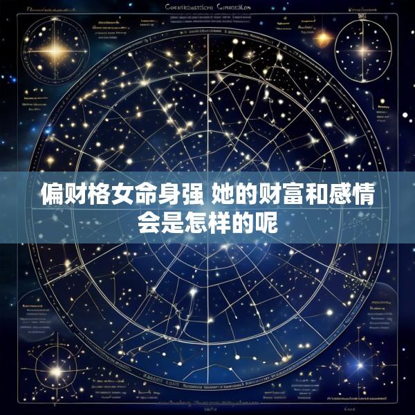 偏财格女命身强 她的财富和感情会是怎样的呢