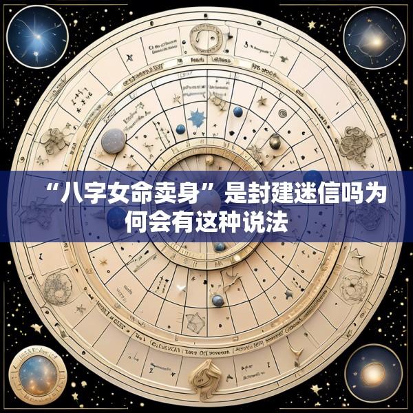 “八字女命卖身”是封建迷信吗为何会有这种说法