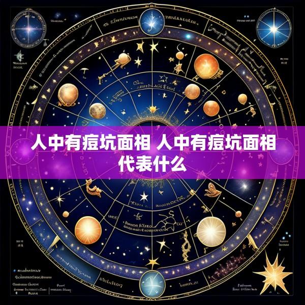 人中有痘坑面相 人中有痘坑面相代表什么