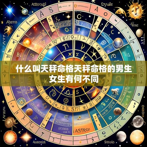 什么叫天秤命格天秤命格的男生女生有何不同
