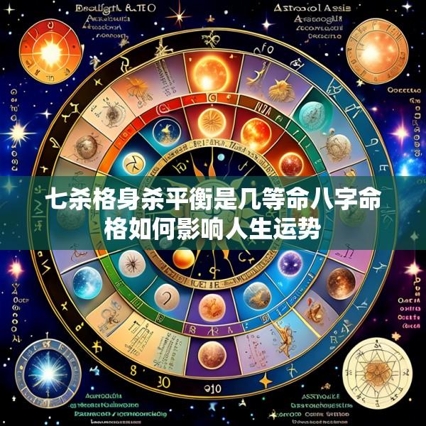 七杀格身杀平衡是几等命八字命格如何影响人生运势