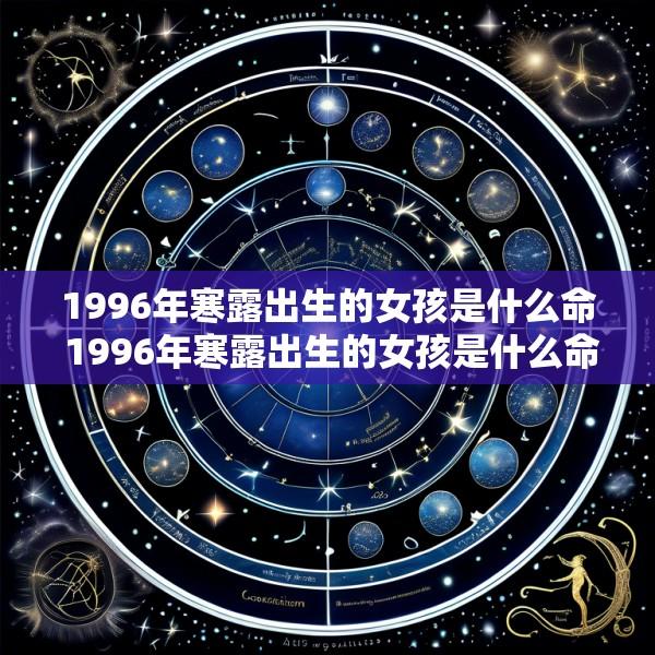 1996年寒露出生的女孩是什么命 1996年寒露出生的女孩是什么命运好吗