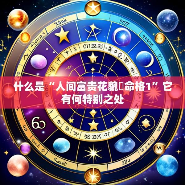 什么是“人间富贵花貔恘命格1”它有何特别之处