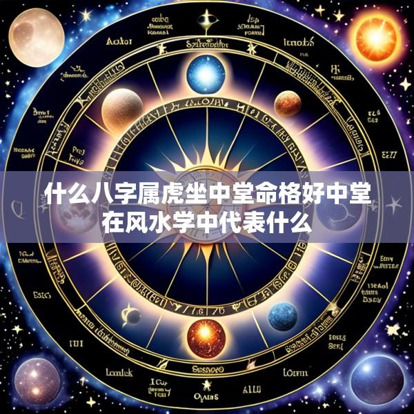 什么八字属虎坐中堂命格好中堂在风水学中代表什么