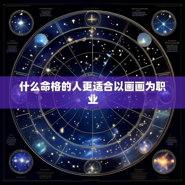 什么命格的人更适合以画画为职业