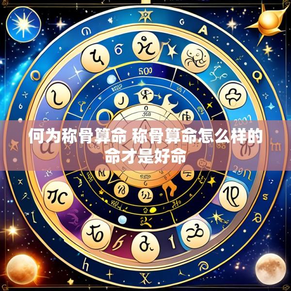 何为称骨算命 称骨算命怎么样的命才是好命