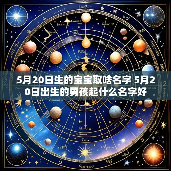5月20日生的宝宝取啥名字 5月20日出生的男孩起什么名字好