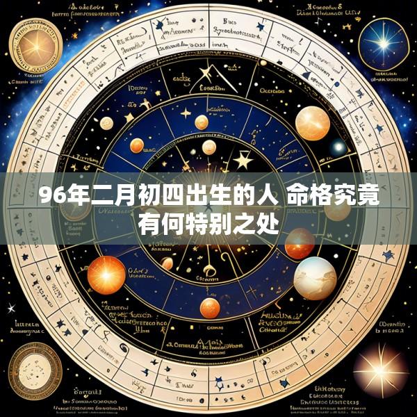 96年二月初四出生的人 命格究竟有何特别之处